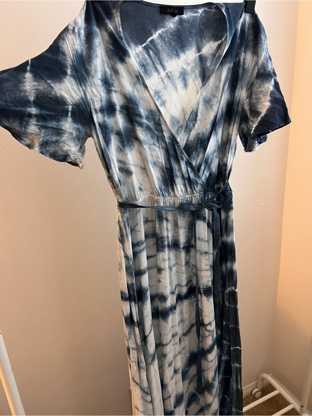 Tie-dye maxi dress
